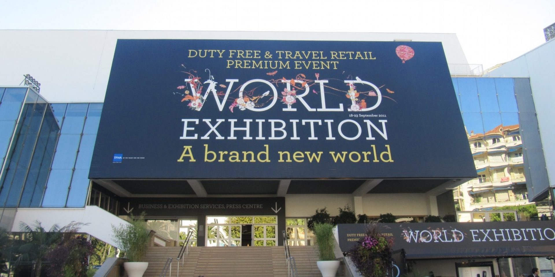 Exhibit in the palais de festival Cannes