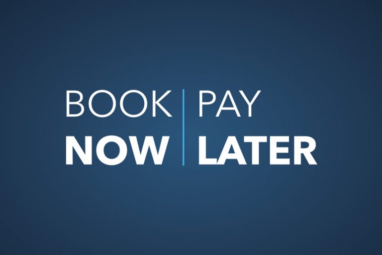 book now pay later